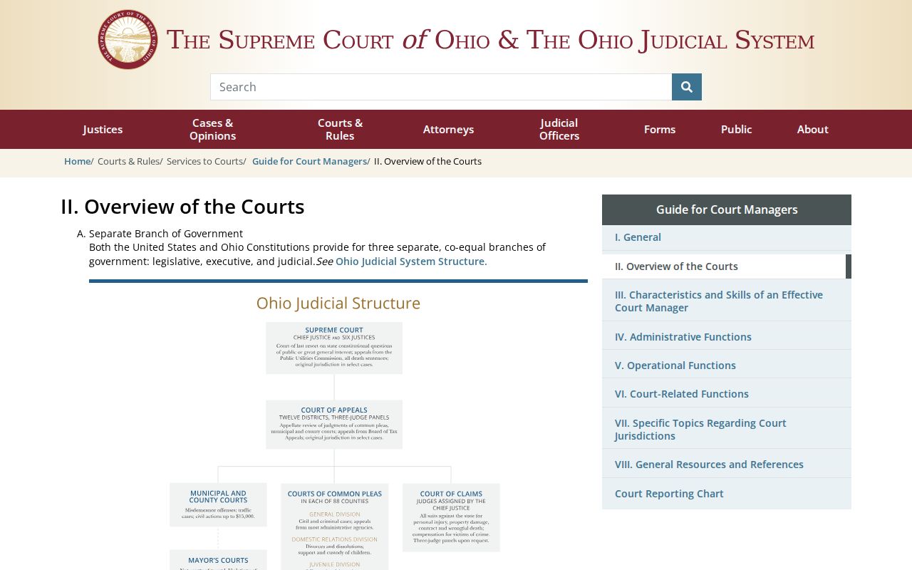 Warren County court docket Ohio court structure