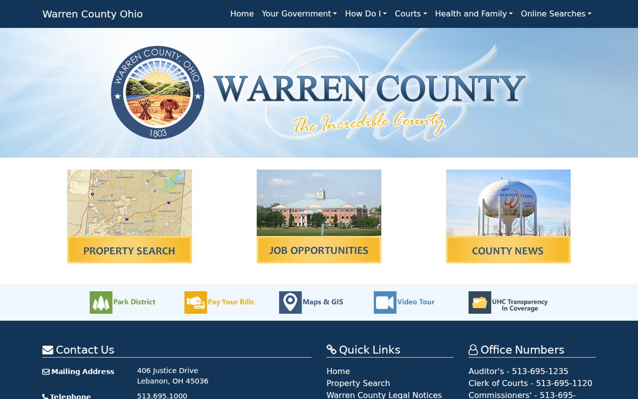Warren County court docket local government resources
